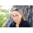 thumbnail image 3 of OWL® Reading Glasses - 5128 Translucent Frames / Purple / Spring Hinge, 3 of 5