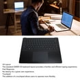 thumbnail image 3 of Clavier Type Cover Trackpad de Remplacement pour SUR Face 3 4 5, QWER US Keyboard Disposition, Batterie Rechargeable Ultra Mince Multi-Touch, Taille Réelle Clavier Palmrest pour Ordinateur Portable, 3 of 7
