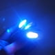 thumbnail image 3 of 1 Par 12V LED Universal Coche Parabrisas Boquilla Limpiaparabrisas Ojos Decoración Luces Azul, 3 of 8