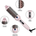 thumbnail image 2 of Curling Brush, Negative Ionic Heated Thermal Round Brush EU Plug, 2 of 5