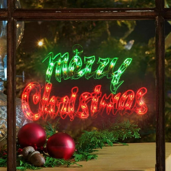 Christmas Lighted Sign