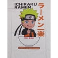 thumbnail image 6 of Naruto Shippuden Ichiraku Ramen Juniors White Crop Top Graphic Tee Shirt - S, 6 of 7