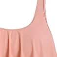 thumbnail image 4 of Women's High Waist Swimsuits Vintage Ruffle Two Piece Bathing Suits Tummy Control Ruched Bikini Sets, 4 of 6