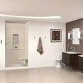 thumbnail image 3 of Transolid Swkx48368412 Saramar 48" W X 36" D X 96" H Six Panel Shower Wall Kit - Cashew, 3 of 5