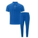 thumbnail image 2 of Camisas de Manga Corta para Hombres Turndown Collar 2 Piezas con Pantalones, Casual Hogar Y Uso Diario, Conjuntos Cortos para Hombres, 2 of 4