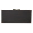 thumbnail image 3 of Coast To Coast Imports Medici 2-Door Wood Cabinet in Black and Gold, 3 of 7
