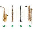 thumbnail image 2 of 32 Uds 0,8mm saxofón Alto Tenor saxofón clarinete boquilla parches almohadillas cojines, 2 of 7