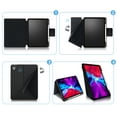 thumbnail image 5 of Allytech iPad Air 5 4 Case,[Supports Pencil 2nd Gen Charging] Slim Auto Sleep Wake Multi Angle Stand Smart Shell Shockproof Case Cover for Apple iPad Air 5th 4th Generation 10.9", BlackBlack, 5 of 5