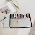 thumbnail image 2 of Bolsa de mano con letras a la moda cosmético transparente organizador de maquillaje de viaje de PVC Sywqhk Para Estrenar, 2 of 9