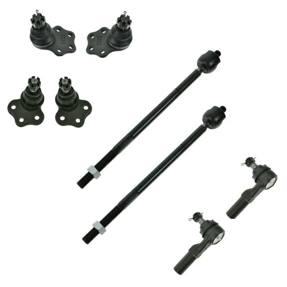TRQ Ball Joint Tie Rod Steering Suspension Kit Set for Dodge Dakota Durango 2WD PSA58711
