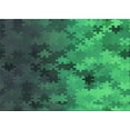 thumbnail image 1 of Ahgly Company Indoor Rectangle Patterned Dark Blue Grey Blue Area Rugs, 7' x 10', 1 of 6