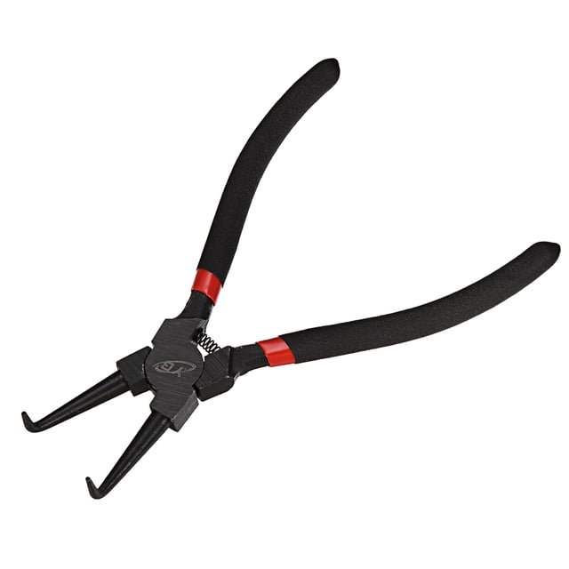 Unique Bargains External Snap Ring Plier Angled Retaining Ring Pliers Bent Nose 6.7-Inch