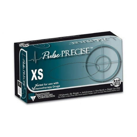 Innovative Healthcare 176200 Exam Glove Pulse® Medium NonSterile Nitrile Standard Cuff, Medium