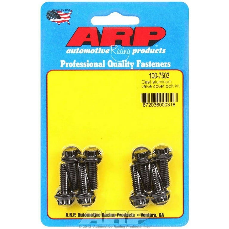 ARP Valve Cover Bolt Kit - 1/4-20 12pt (8) ARP Valve Cover Bolt Kit - 1/4-20 12pt (8)