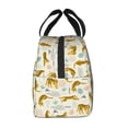 thumbnail image 2 of Lsque Leopard Print Pattern Lunch Bag Women/Men Insulated Lunch Box,Small Leakproof Cooler Food Lunch Containers Reusable High Capacity Lunch Tote Bags, 2 of 6