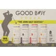 thumbnail image 2 of Good Boy John Vodka Seltzers, Variety Pack, 12 fl oz 8 Pack Cans, 4.5% ABV, 2 of 3