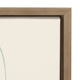 thumbnail image 3 of Kate and Laurel Sylvie Lotus Garden Framed Canvas Wall Art by Kasey Free, 23x33 Gold, Calming Floral Art for Wall, 3 of 7