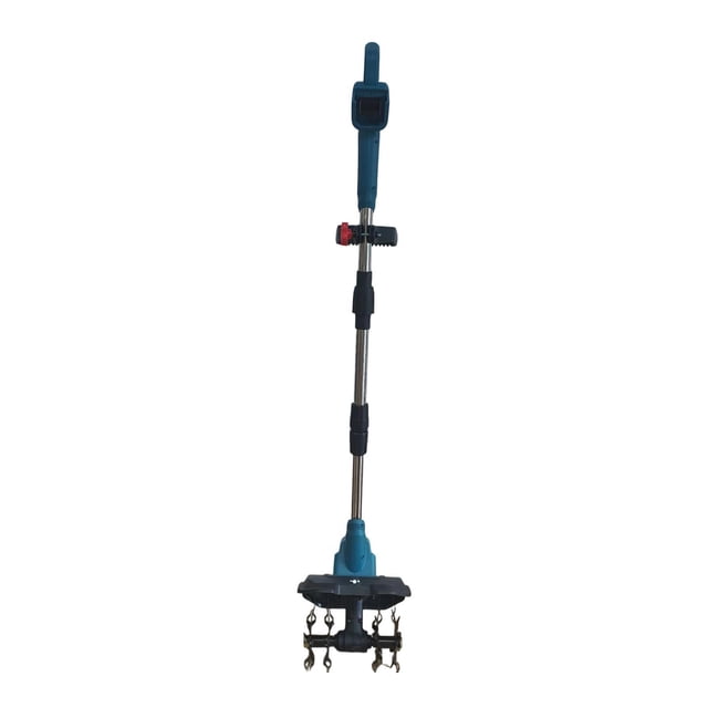 Cultivador eléctrico,Cultivador eléctrico inalámbrico para jardín,Cultivador portátil de eje ajustable de 21 V,Cultivador manual para jardinería y plantación. Mezcla de tierra.,Resiembra