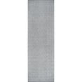 thumbnail image 2 of nuLOOM Lorretta Hand Loomed Runner Rug, 2' 6" x 6', Gray, 2 of 2