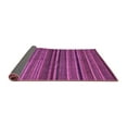 thumbnail image 2 of Ahgly Company Indoor Square Abstract Purple Modern Area Rugs, 3' Square, 2 of 4