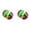 Blue 2PCS, variant on Cat Toy Bell Ball Plastic Jingle Balls for Cats Pounce Rattle Ball Toys for Cat Training Game Interactive Playing Toy 3PCS, Blue 3PCS