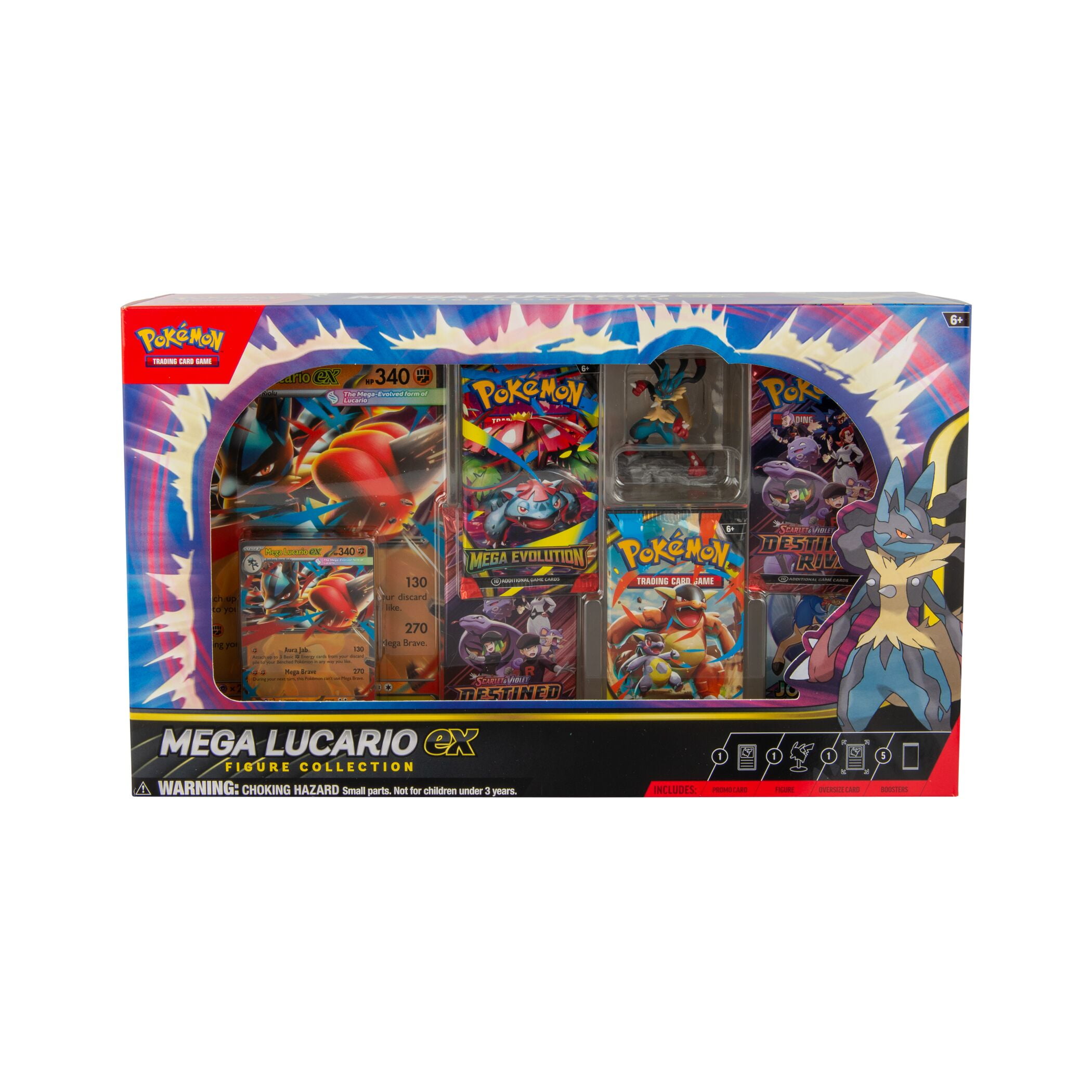 Pokemon TCG:  Mega Lucario ex Figure Collection
