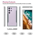 thumbnail image 3 of Allytechgroup for Samsung Galaxy S25+ Plus Case, Military Grade Shockproof Clear Case with Aluminum Frame & Soft TPU Bumper, Drop-Tested Protective Cover with Camera & Screen Guard Wireless Charging, 3 of 9