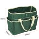thumbnail image 2 of Jardín Herramientas Bolsa 14 x 6.7 x 12 Grande Oxford Impermeable con Bolsillos Jardín Mano Bolsa Jardinería Planta Herramienta Organizadors Oscuro Verde, 2 of 6
