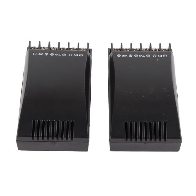 Car Audio Crossover, High Frequency Capacitor Overcurrent Protection 2Pcs ABS Shell 12V Car Crossover 2 Way for Stereo