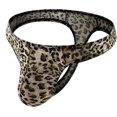 thumbnail image 1 of Men's Leopard Print Thong G-String Underwear_Special Gift, 1 of 3
