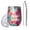 Colorful Tie Dye, variant on 12oz Stemless Wine Tumblers Yellow Tie Dye Spiral Pattern Vacuum Insulated Stainless Steel Travel Tumbler Cups Mug with Lid and Straw for Champaign,Cocktail,Beer with Cleaning Brush