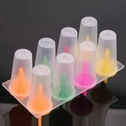 Yesbay 8Pcs Ice Cream Lolly Maker Form DIY Pop Mould Frozen Popsicle Yogurt Molds Tools