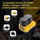 thumbnail image 4 of Replacement For Dewalt 18v Xrp Battery Nimh 5.0ah Compatible With Dc9099 Dw9095 Etc,2pack, 4 of 5