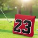 thumbnail image 5 of Funda para cabeza de putter de golf, antiarañazos, creativa, de piel sintética, impermeable, para golf Rojo, 5 of 8