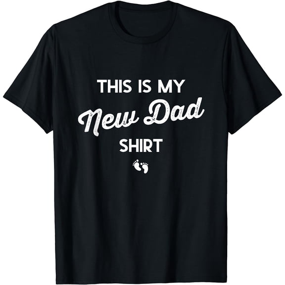 First Time Father Gifts Expecting This Is My New Dad Shirt T-Shirt