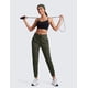 thumbnail image 3 of Pantalones Joggers CRZ YOGA Mujer 72 cm Livianos Oliva XL, 3 of 5