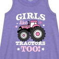 thumbnail image 2 of Case IH - Girls Like Tractors Too - Toddler Girls A-line Dress, 2 of 5