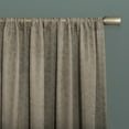 thumbnail image 3 of Clean Window Subtle Foliage Recycled Fiber Sheer Curtain Panel , 50" x 63" in Mushroom, 3 of 5