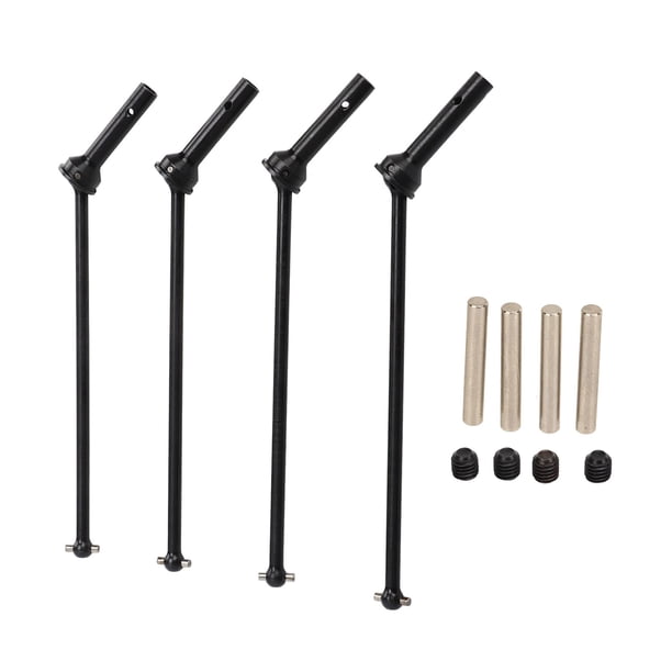 Eje de transmisión RC de acero, 18,7 cm de longitud, ejes de transmisión CVD delanteros y traseros fáciles de reemplazar para la serie ARRMA 1/7 1/8, negro YUNYI BRAND Deportes