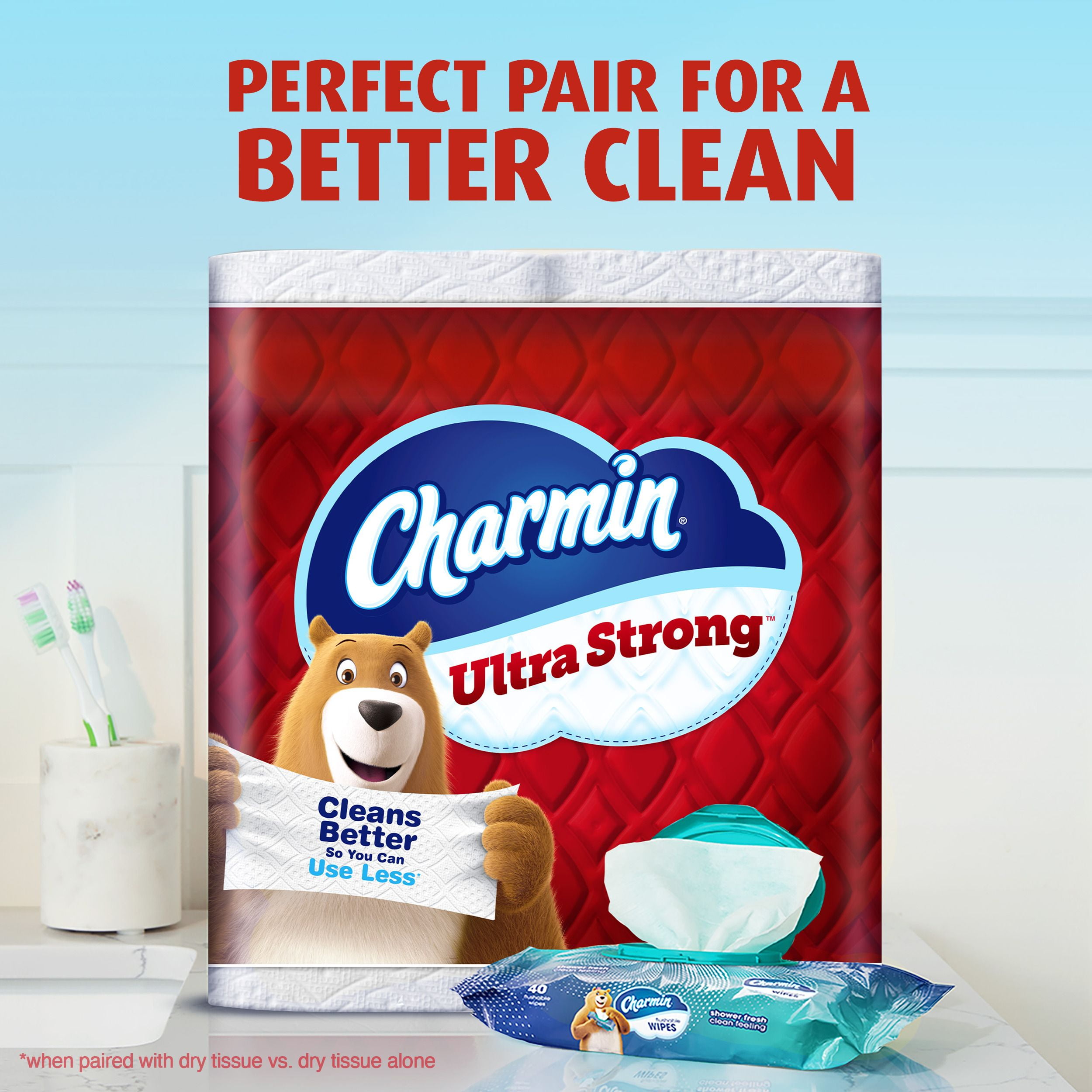 Charmin Toilet Paper Ultra Strong, 30 Triple Rolls = 90 Regular Rolls, 2-ply Bath Tissue, 30CT