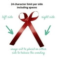 thumbnail image 4 of Personalized Ribbons Baby Bridal Shower Wedding Favors Custom Made Red Satin Bows, 4 of 6