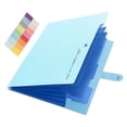 thumbnail image 2 of Expanding File Folder, 5 Pockets Accordion File Organizer for Letter Size Paper, Document Receipt Holder for Schol, Orange, 2 of 9