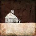 thumbnail image 2 of Mabat, Ynon 26x26 Gold Ornate Wood Framed with Double Matting Museum Art Print Titled - Neutral Brown Farm, 2 of 4