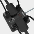 thumbnail image 6 of ONDOG 5ft Extension Cord - 6 AC Outlets and 4 USB Charging Ports, Power Strip for Home, Office, Black, 6 of 8