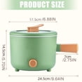 thumbnail image 3 of 1.8L Electric Hot Cooker Cooking Cooker Round Nonstick Noodles Suitable for Dormitories Cooking, 3 of 8