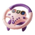 thumbnail image 5 of Round Steering Wheel Toy Electric Wheel Toy Copilot Car Simulation Sound Effects for Toddlers Indoor Travel, 5 of 9