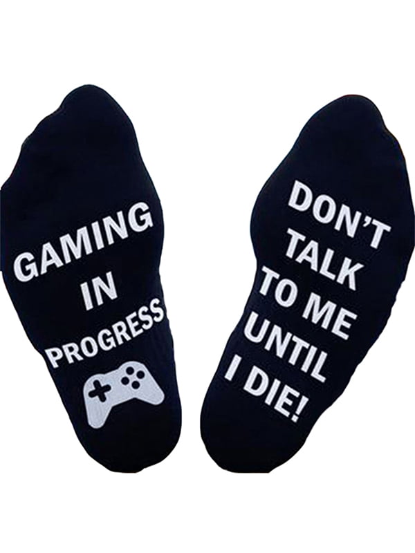 Unisex Cotton Socks If U Can I'm Gaming Socks Gamer Socks Funny Novelty Socks Great Christmas for Men Women