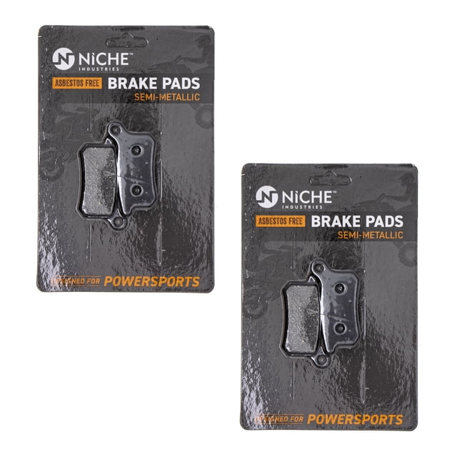 Niche Brake Pad Set for KTM 125 Semi-Metallic Motorcycle 2 Pack 519-KPA2306D