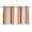 Orange, variant on Burnt Orange Grey Stripe Kitchen Curtains Short 54 Inch Length, Farmhouse Minimalist Striped Grommet Top Bedroom Living Room Curtains, Light Filtering Cafe Curtain Drapes 2 Panels Set 84''x54''