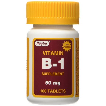 RUGBY B 1 50MG TAB THIAMINE HYDROCHLORIDE 50 MG white 100 RUGBY B 1 50MG TAB THIAMINE HYDROCHLORIDE 50 MG white 100